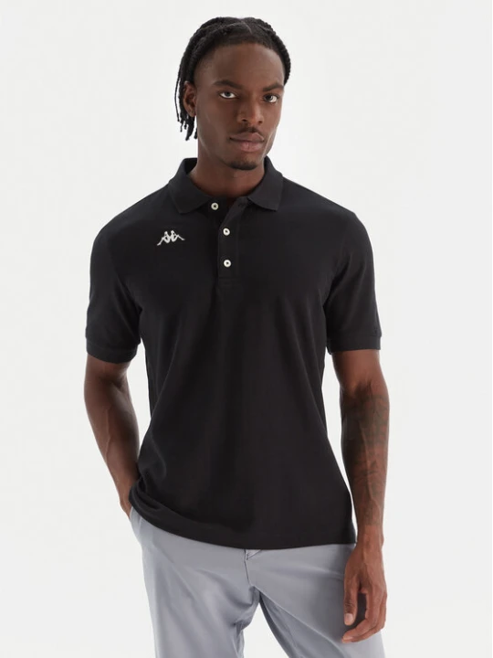Zdjęcie produktu Kappa Polo Logo Sharas Mss 302B3D0 Czarny Regular Fit