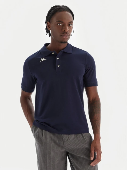 Zdjęcie produktu Kappa Polo Logo Sharas Mss 302B3D0 Granatowy Regular Fit