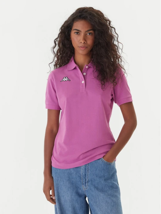 Zdjęcie produktu Kappa Polo Logo Sharas Wss 302B3C0 Fioletowy Regular Fit