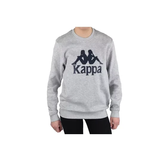 Zdjęcie produktu Kappa Sertum Junior Sweatshirt 703797J-15-4101M, Dla chłopca, Szare, bluzy, bawełna, rozmiar: 122-128