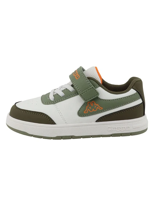 Zdjęcie produktu Kappa Sneakersy "Kora" w kolorze biało-oliwkowym rozmiar: 30