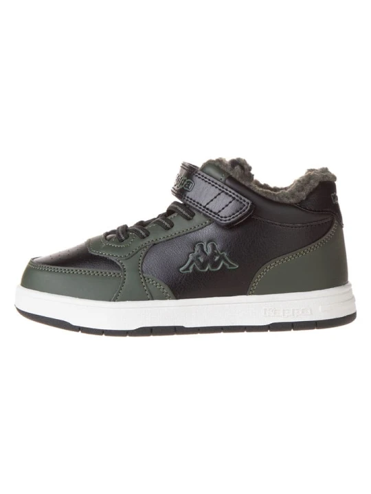Zdjęcie produktu Kappa Sneakersy "Kora" w kolorze czarno-oliwkowym rozmiar: 35