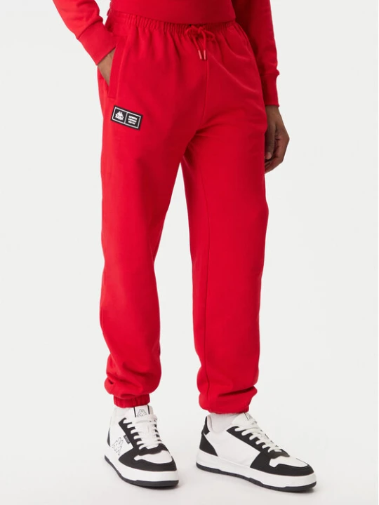 Zdjęcie produktu Kappa Spodnie dresowe Olmos 311M2TW Czerwony Regular Fit