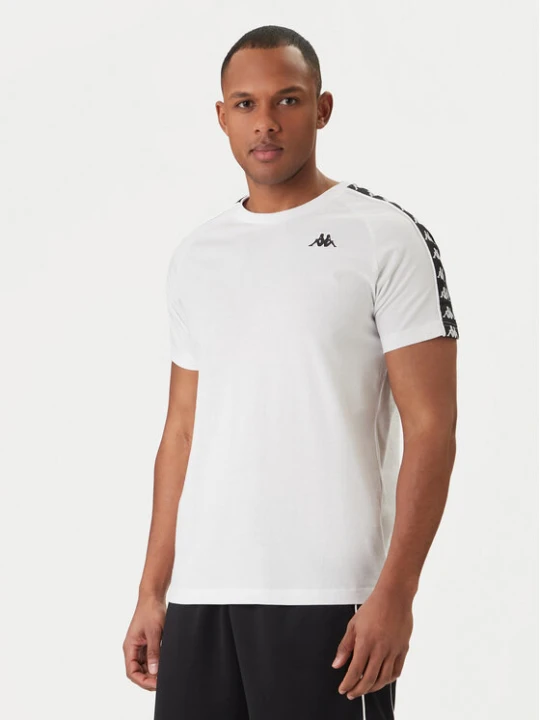 Zdjęcie produktu Kappa T-Shirt 303UV10 Biały Slim Fit