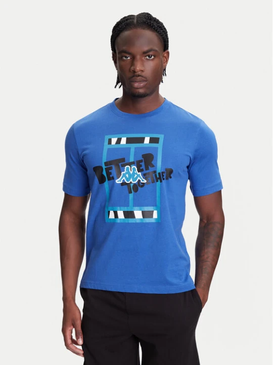 Zdjęcie produktu Kappa T-Shirt 351U8JW 741 Niebieski Regular Fit