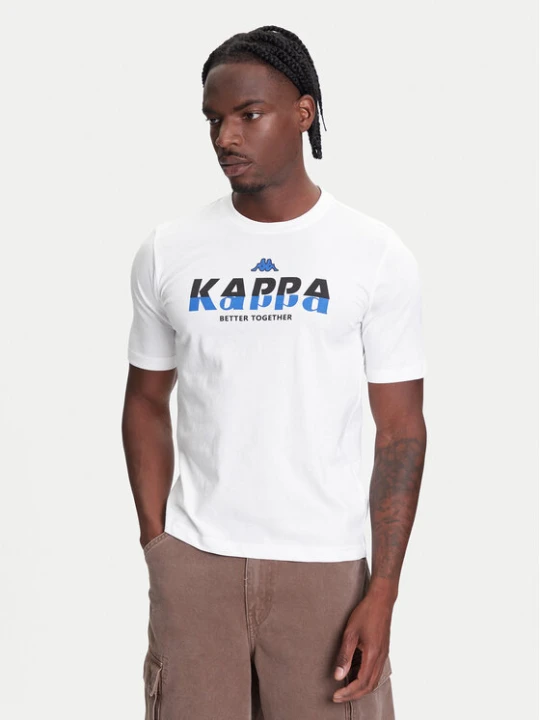 Zdjęcie produktu Kappa T-Shirt 351U8KW 001 Biały Regular Fit