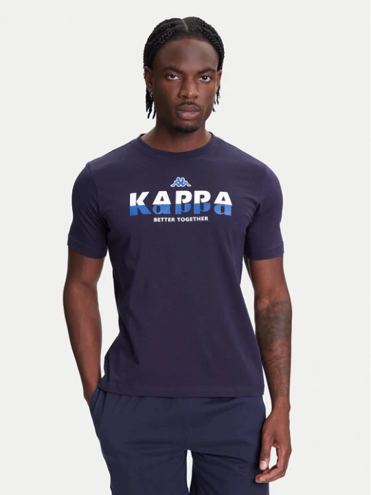 Zdjęcie produktu Kappa T-Shirt 351U8KW 193 Granatowy Regular Fit