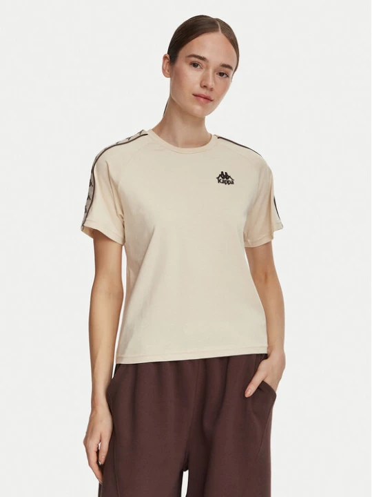 Zdjęcie produktu Kappa T-Shirt 371U6WW Beżowy Regular Fit