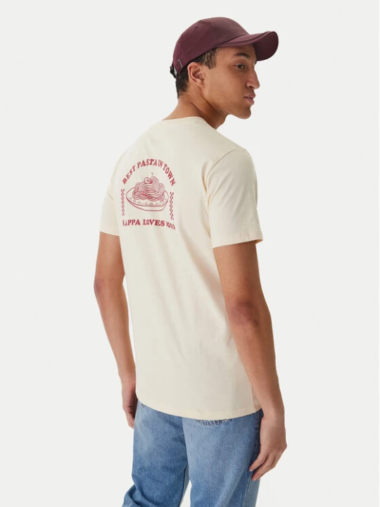 Zdjęcie produktu Kappa T-Shirt 37276IW Beżowy Regular Fit