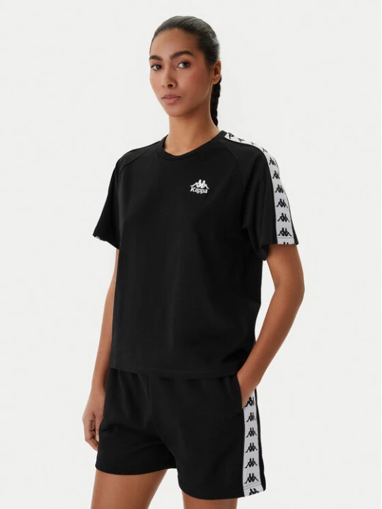 Zdjęcie produktu Kappa T-Shirt Banda Adi 371U6WW Czarny Regular Fit