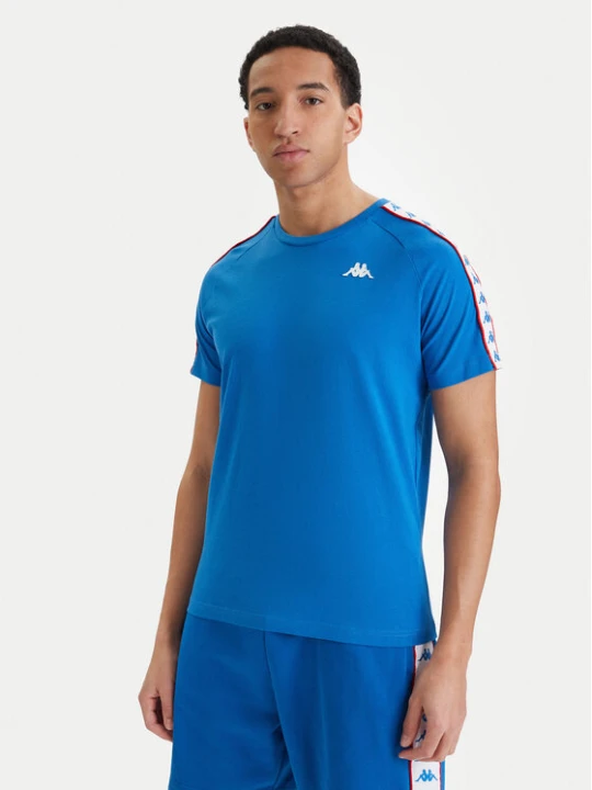 Zdjęcie produktu Kappa T-Shirt Banda Coen 303UV10 Niebieski Slim Fit
