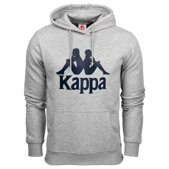 Zdjęcie produktu Kappa Taino Hooded 705322-18M, Męskie, Szare, bluzy, bawełna, rozmiar: L