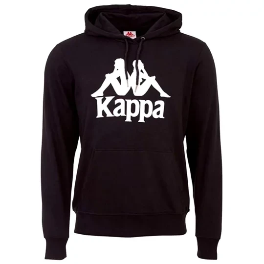 Zdjęcie produktu Kappa Taino Hooded 705322-19-4006, Męskie, Czarne, bluzy, bawełna, rozmiar: L