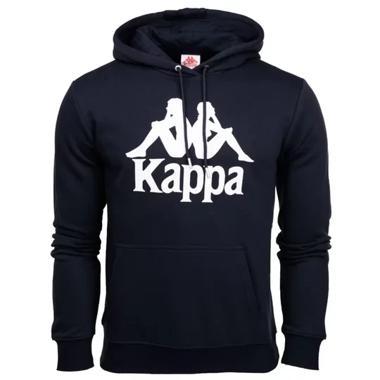 Zdjęcie produktu Kappa Taino Hooded 705322-821, Męskie, Granatowe, bluzy, bawełna, rozmiar: L