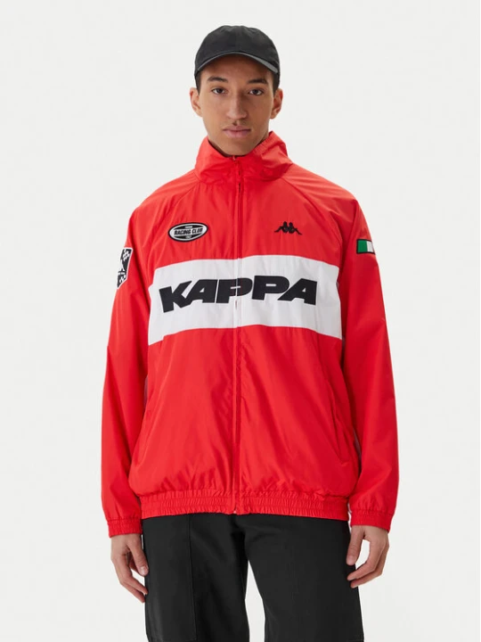 Zdjęcie produktu Kappa Wiatrówka Authentic Sullix 382568W Czerwony Oversize