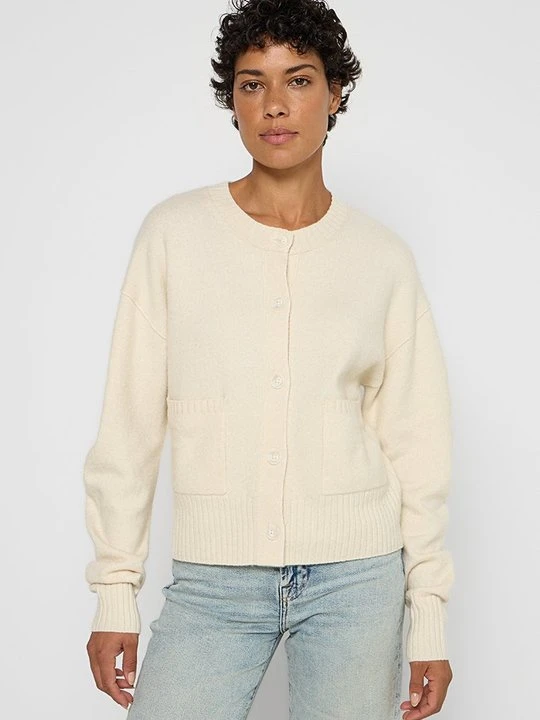 Zdjęcie produktu Kardigan 7 For All Mankind mleczny