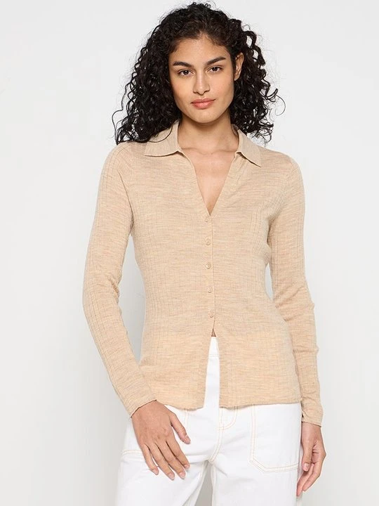 Zdjęcie produktu Kardigan Abercrombie & Fitch beżowy