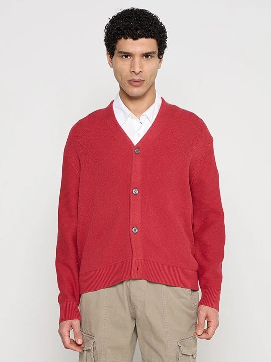 Zdjęcie produktu Kardigan Abercrombie & Fitch czerwony