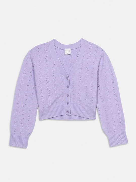 Zdjęcie produktu Kardigan Abercrombie & Fitch fioletowy