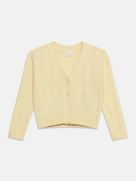 Zdjęcie produktu Kardigan Abercrombie & Fitch jasnożółty