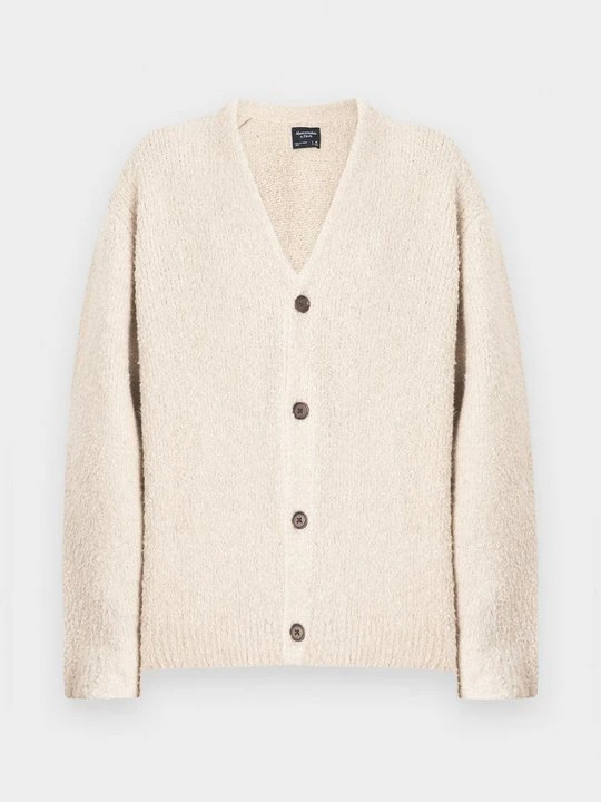 Zdjęcie produktu Kardigan Abercrombie & Fitch mleczny