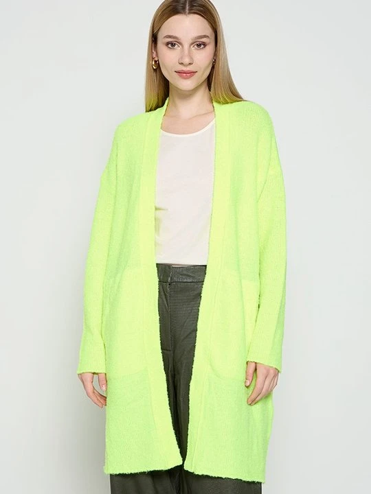 Zdjęcie produktu Kardigan American Vintage żółty neon