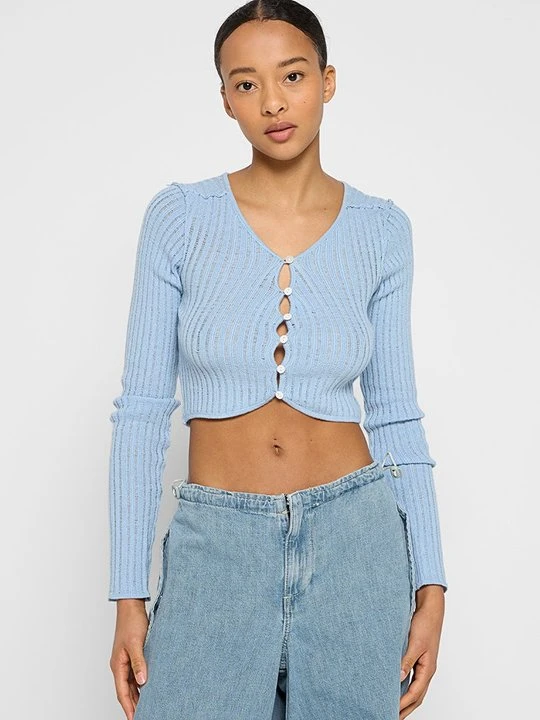 Zdjęcie produktu Kardigan BDG Urban Outfitters jasnoniebieski