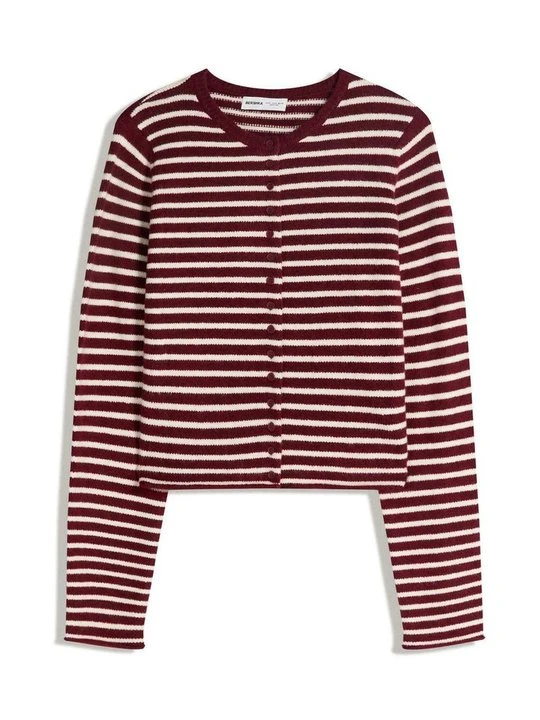 Zdjęcie produktu Kardigan Bershka ciemnoczerwony