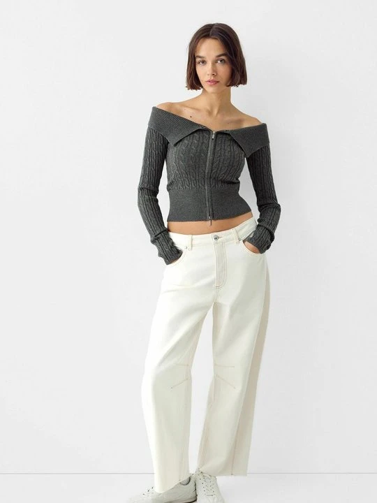 Zdjęcie produktu Kardigan Bershka szary