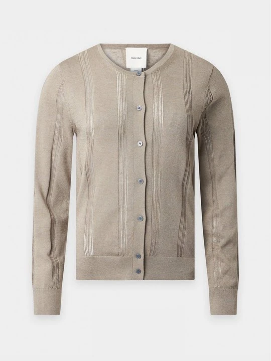 Zdjęcie produktu Kardigan Calvin Klein brązowy