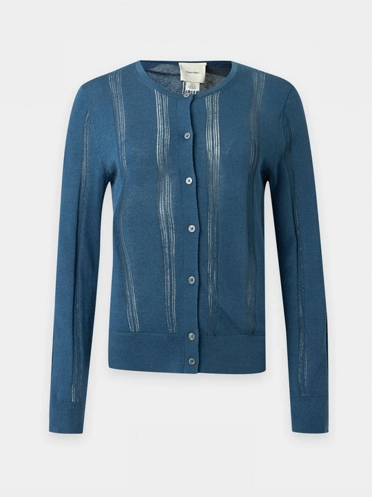 Zdjęcie produktu Kardigan Calvin Klein niebieski denim