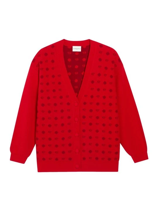 Zdjęcie produktu Kardigan CLAUDIE PIERLOT czerwony