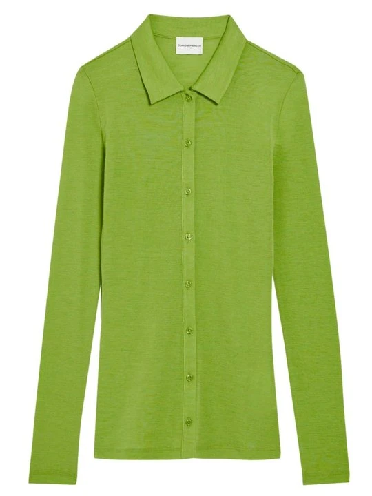Zdjęcie produktu Kardigan CLAUDIE PIERLOT zielony neon