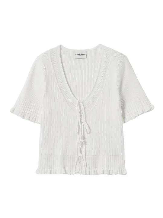 Zdjęcie produktu Kardigan CLAUDIE PIERLOT biały