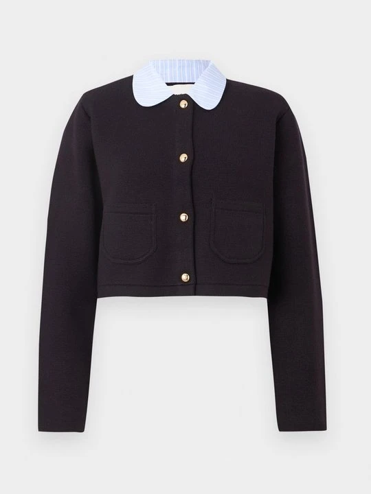 Zdjęcie produktu Kardigan CLAUDIE PIERLOT granatowy