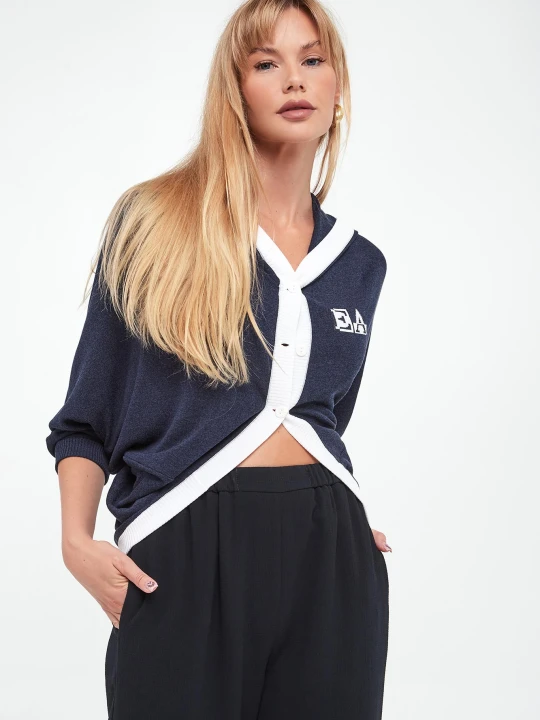 Zdjęcie produktu Kardigan damski z kapturem EMPORIO ARMANI