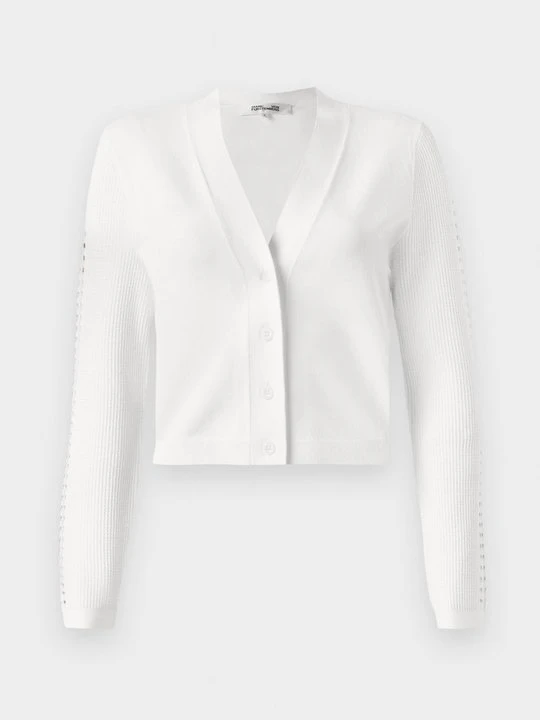 Zdjęcie produktu Kardigan Diane Von Furstenberg mleczny