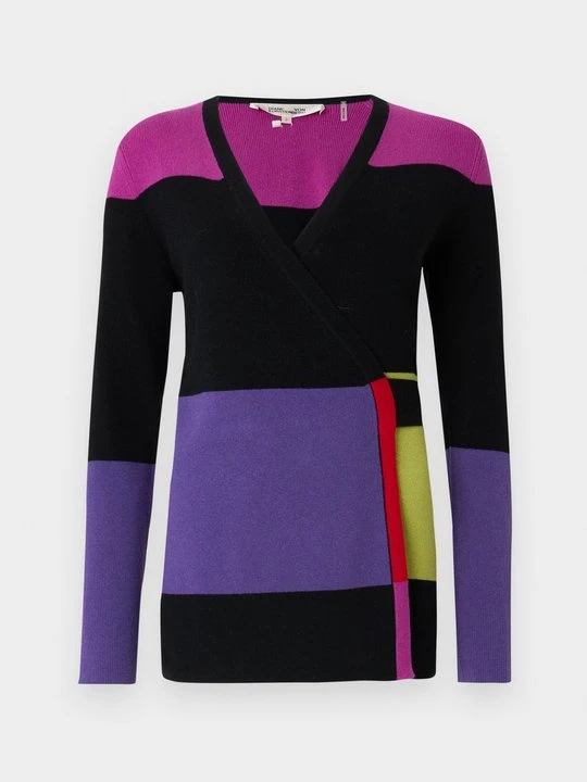 Zdjęcie produktu Kardigan Diane Von Furstenberg fioletowy