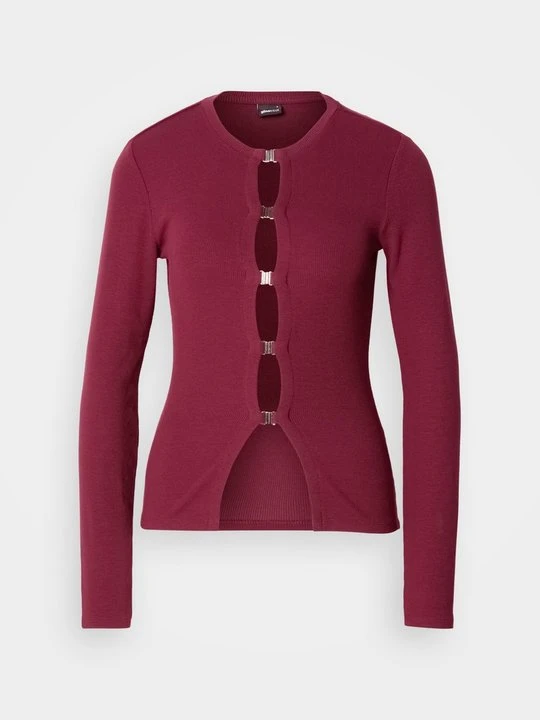 Zdjęcie produktu Kardigan Gina Tricot ciemnoczerwony