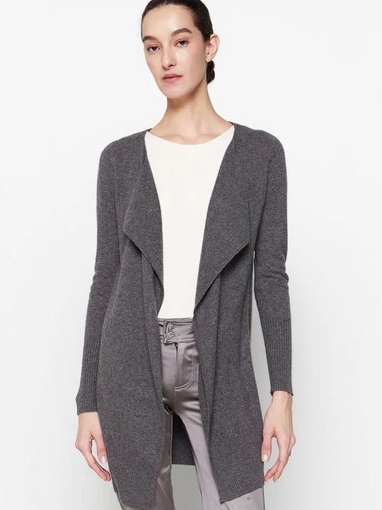 Zdjęcie produktu Kardigan Just Cashmere szary