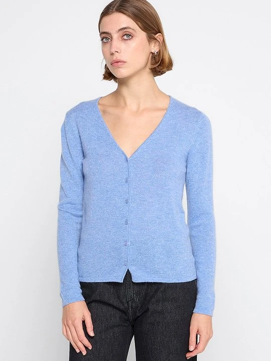 Zdjęcie produktu Kardigan Just Cashmere jasnoniebieski