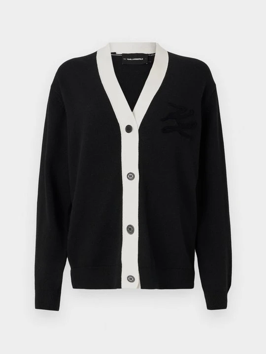 Zdjęcie produktu Kardigan KARL LAGERFELD czarny