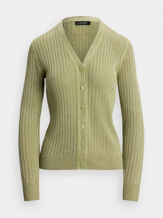 Zdjęcie produktu Kardigan Lauren Ralph Lauren oliwkowy