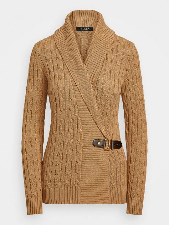 Zdjęcie produktu Kardigan Lauren Ralph Lauren wielbłądzi