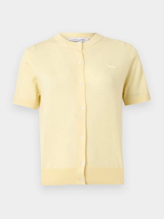 Zdjęcie produktu Kardigan Maison Kitsuné jasnożółty