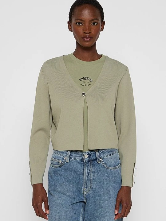 Zdjęcie produktu Kardigan MOSCHINO zielony