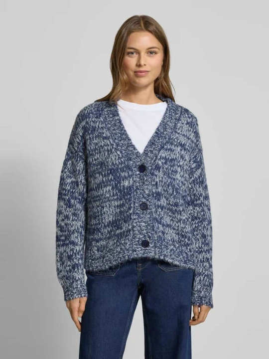 Zdjęcie produktu Kardigan o kroju relaxed fit w dwa kolory z domieszką wełny z alpaki FYNCH-HATTON