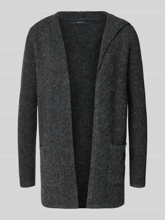 Zdjęcie produktu kardigan o kroju regular fit z kapturem model 'DOFFY' Vero Moda Czarny