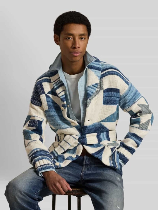 Zdjęcie produktu Kardigan o kroju regular fit z mieszanki bawełny i lnu Polo Ralph Lauren Złamany biały