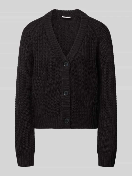 Zdjęcie produktu Kardigan o kroju relaxed fit w dzianinowym wyglądzie model 'CHARLIE' Noisy May Czarny